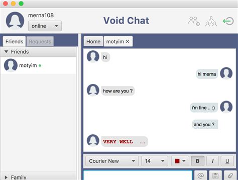 chat met onbekende|Voidchat